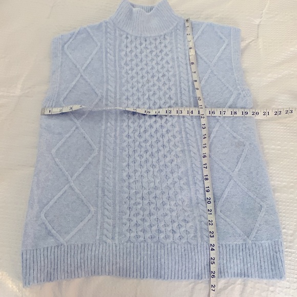 Sincerely Jules Light Blue Sweater Vest XS - Picture 3 of 6